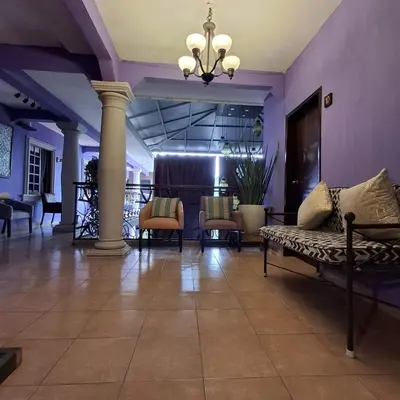 Zona de estar de Hotel Hacienda Entabladero