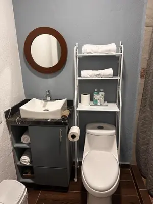 Un baño de Casa Loma Bonita Cuernavaca