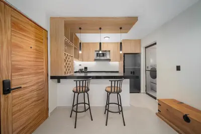 Una cocina o zona de cocina en Terrazas, Departamento céntrico