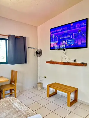 Una televisión o centro de entretenimiento en Incredible 360 views 5 min from downtown