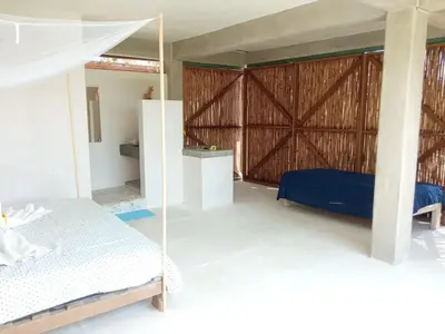 Cama o camas de una habitación en Casa Chukum - Retreat House - Agua Blanca
