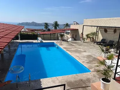 Piscina en o cerca de Casa Mogote