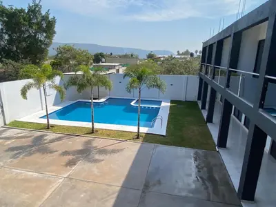 Piscina en o cerca de Oasis Hotel Jojutla