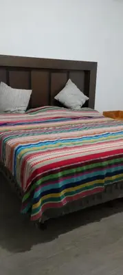 Cama o camas de una habitación en Refugio en la montaña