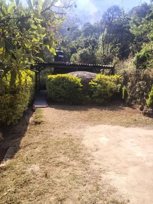 Paisaje cerca de este camping