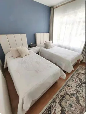 Cama o camas de una habitación en Apartamento de 3 recámaras en el corazón de puebla