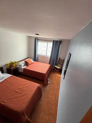 Cama o camas de una habitación en Terraza Amecameca 2