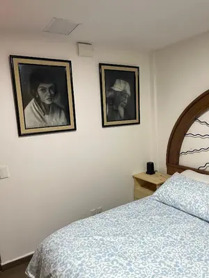 Cama o camas de una habitación en Departamento completo en Coyoacán El Cuarto Cuatro