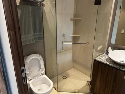 Un baño de Apartment with a private pool