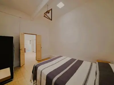 Cama o camas de una habitación en Casa Cruz