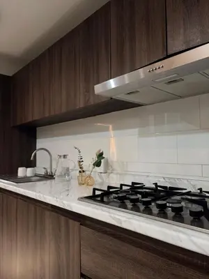 Una cocina o zona de cocina en GOOOL! Suite privada a solo 2 cuadras del Estadio Banorte