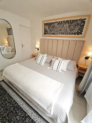 Cama o camas de una habitación en Comfy Habitación en Puebla!