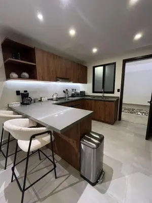 Una cocina o zona de cocina en Ample studio steps from Santa Cruz beach