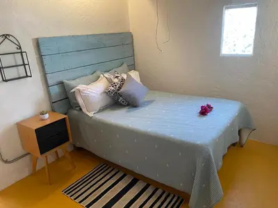 Cama o camas de una habitación en Queso de Luna ALOJAMIENTO