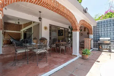 Un patio o zona al aire libre en Quinta La Aguacana