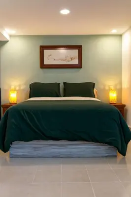Cama o camas de una habitación en Casa Centenario