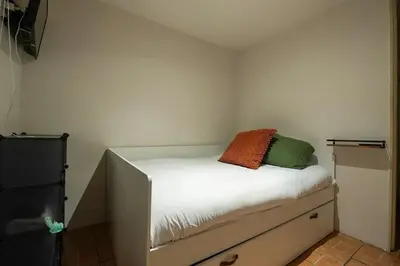 Cama o camas de una habitación en Departamento 4 recamaras
