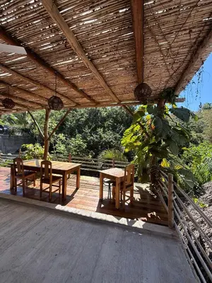 Un balcón o terraza de La baxada mazunte