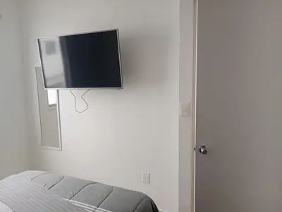 Una televisión o centro de entretenimiento en Casa Vera