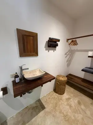 Un baño de la baxada mazunte
