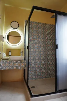 Un baño de Casa Guadalupe Robles
