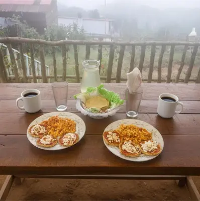 Comida en o cerca de este camping