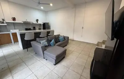 Una cocina o zona de cocina en La Perla residencia completa 3 habitaciones