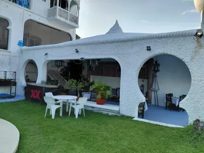Jardín al aire libre en Marina Palace Tequesquitengo