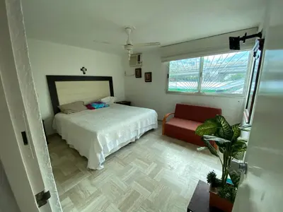 Cama o camas de una habitación en Cómodo Departamento