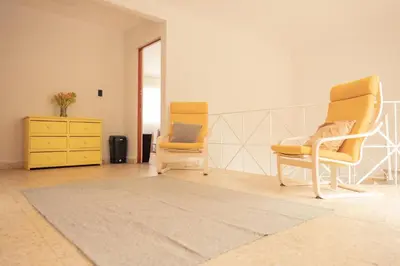 Zona de estar de Hostal Kahlo - El sol y el viento- 4 personas