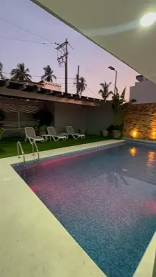 Piscina en o cerca de Condo hotel en playa Bonfil a 300 m de la playa