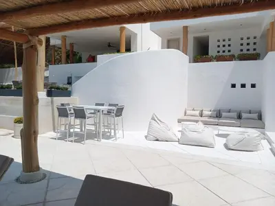 Zona de estar de Villa Marbella