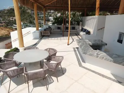 Zona de estar de Villa Marbella