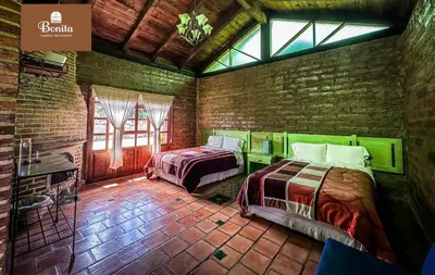 Cama o camas de una habitación en Quinta Bonita
