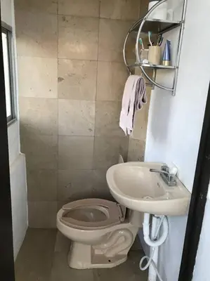Un baño de La casa flores