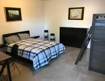 Cama o camas de una habitación en La casa flores