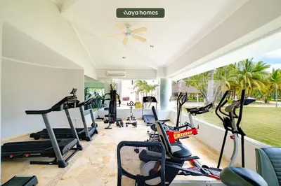 Gimnasio o instalaciones de fitness de Amazing House -Private Pool - Tennis - Paddle Cour