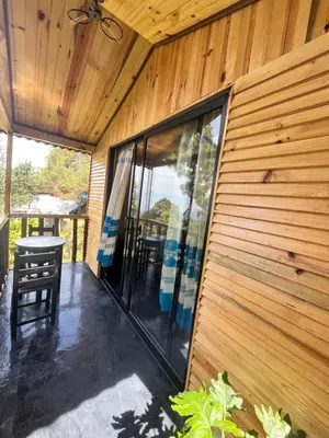Un balcón o terraza de Cabaña OLIN