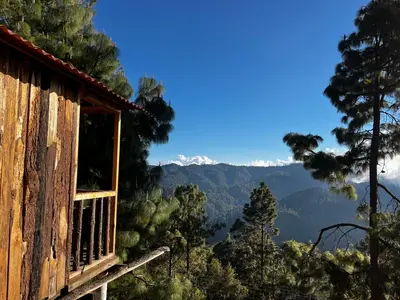 Paisaje cerca de este camping