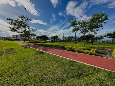 Jardín al aire libre en Santa Fe Dorado Atardecer