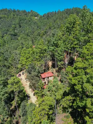 Paisaje cerca de este chalet de montaña