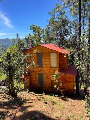 Paisaje cerca de este chalet de montaña