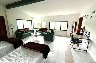 Zona de estar de La Enamorada Cabañas & Resort