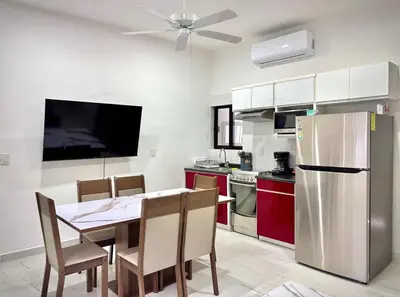 Una cocina o zona de cocina en FQ Chalets for 34 people in Costa de Oro