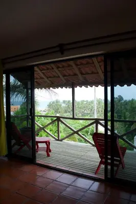 Un balcón o terraza de CASA ANTIA vacation home on Chachalacas beach