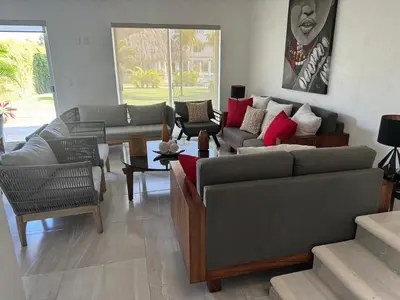 Zona de estar de Villa Arlequín 1