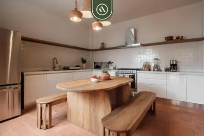 Una cocina o zona de cocina en Centric 3BR Condo in Downtown in Oaxaca