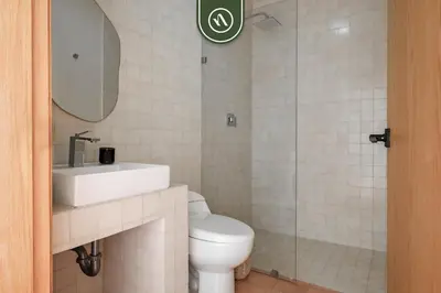 Un baño de Centric 3BR Condo in Downtown in Oaxaca