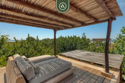 Plano de Stunning Two-bedroom Ocean View House - Mazul