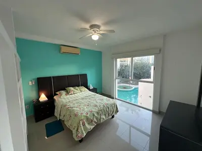 Cama o camas de una habitación en Departamento Maradentro